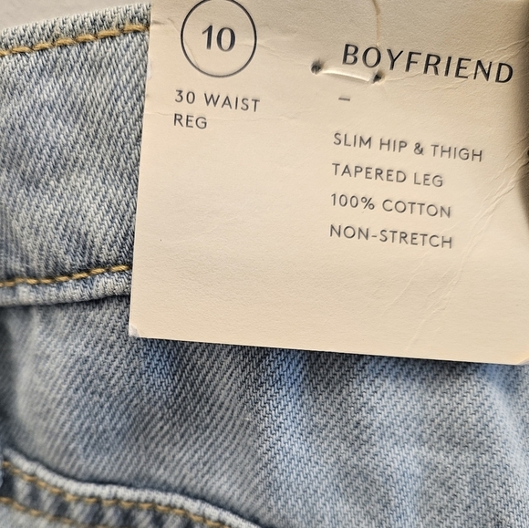 Universal Thread Denim Boyfriend Distressed Jeans Cotton NEW - Picture 5 of 6